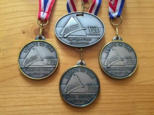 A selection of my Etape du Tour medals